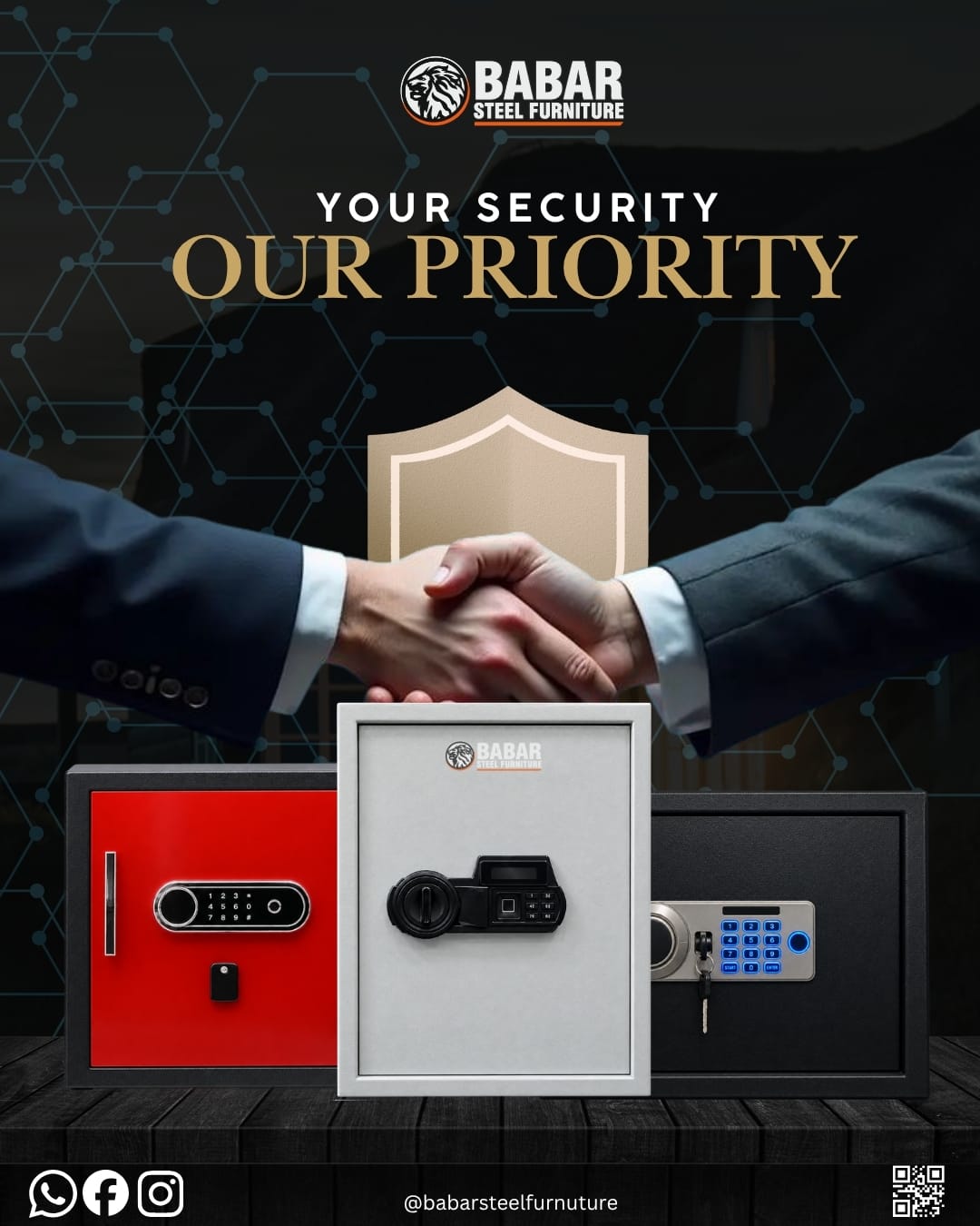 Executive Smart Keypad Vault Safe